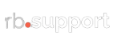 Logo reads rb support